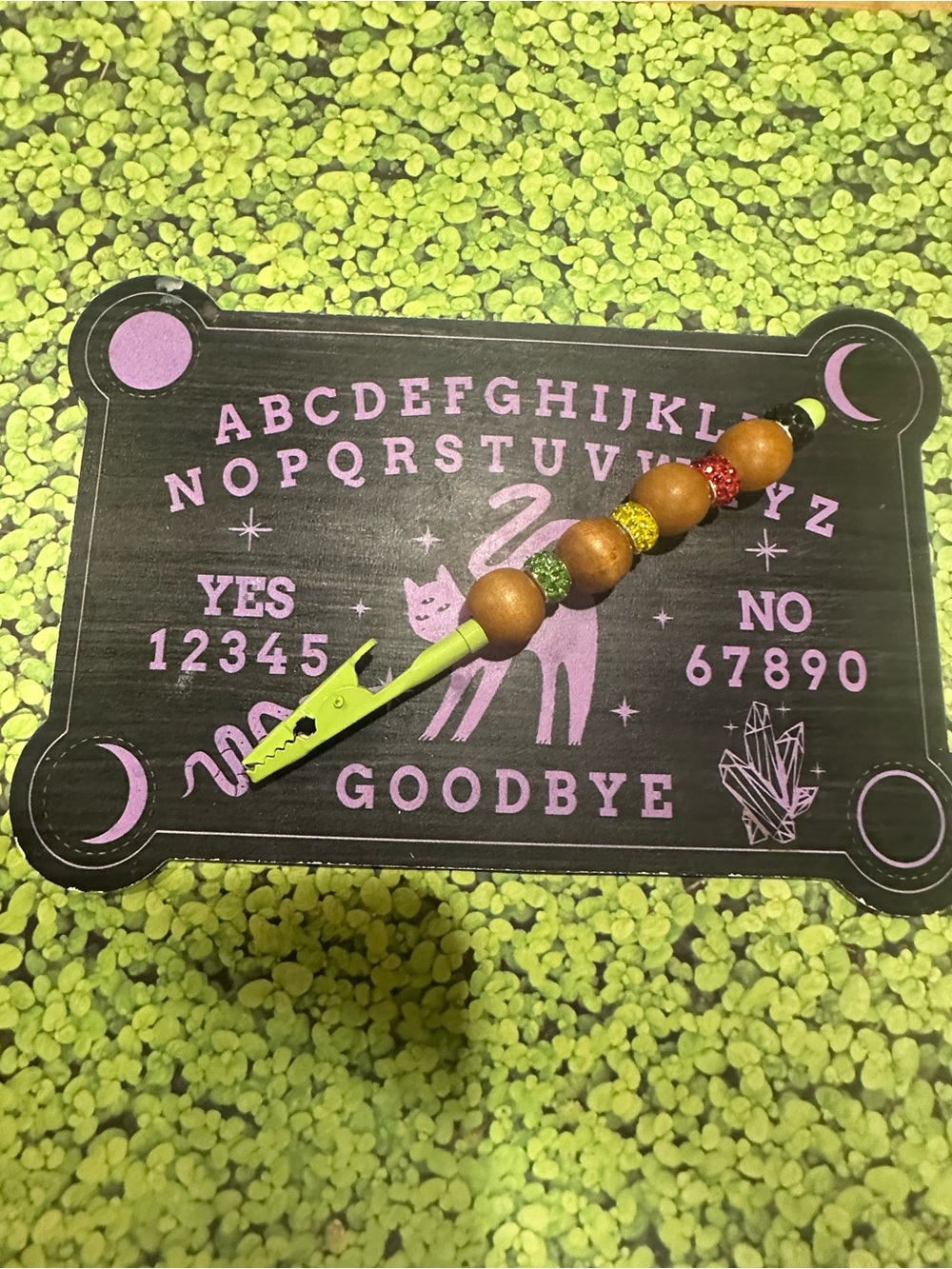 Handmade Rasta-Inspired Beaded Alligator Clip – Multi-Use Holder Tool